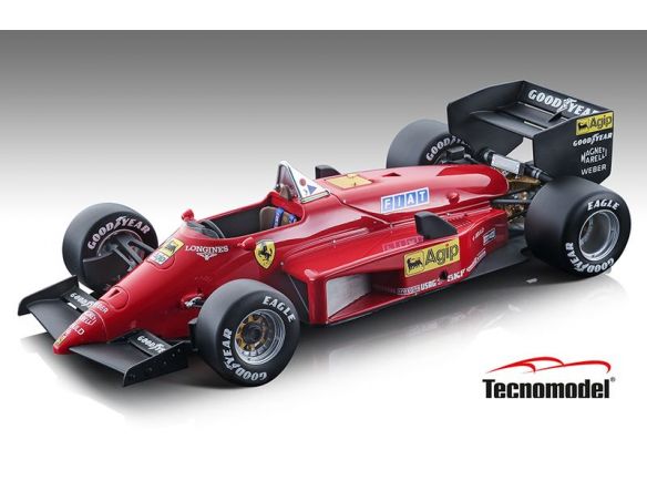 TECNOMODEL TMD18201A FERRARI 156-85 1985 PRESS VERSION MICHELE ALBORETO 1:18 Modellino