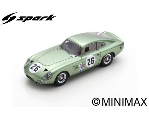 SPARK MODEL S3684 ASTON MARTIN DP214 N.26 2000 KM DAYTONA 1964 R.SALVADORI-M.SALMON 1:43 Modellino