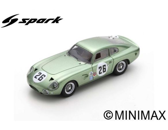 SPARK MODEL S3684 ASTON MARTIN DP214 N.26 2000 KM DAYTONA 1964 R.SALVADORI-M.SALMON 1:43 Modellino