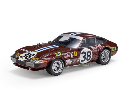 TOPMARQUES TOP114B FERRARI 365 GTB/4 N.38 9th 24H LE MANS 1972 JARIER-BUCHET 1:18 Modellino