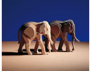 Woodline Amati 300/03 Art Elefante Piccolo 9.5 Cm Kit in Legno SCATOLA ROVINATA