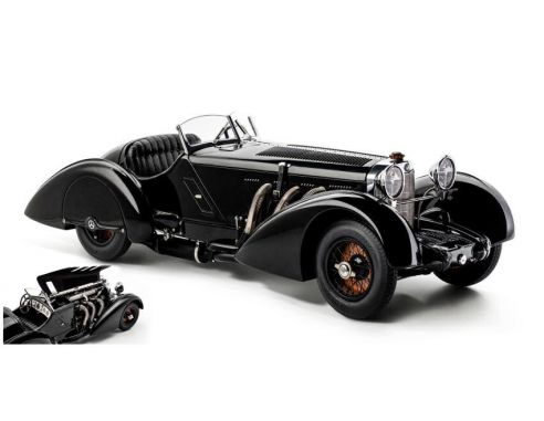 CMC CMC225 MERCEDES SSK TROSSI BLACK PRINCE 1932 1:18 Modellino