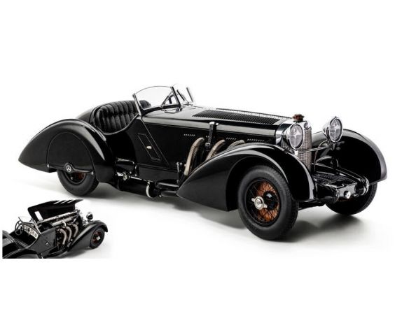 CMC CMC225 MERCEDES SSK TROSSI BLACK PRINCE 1932 1:18 Modellino