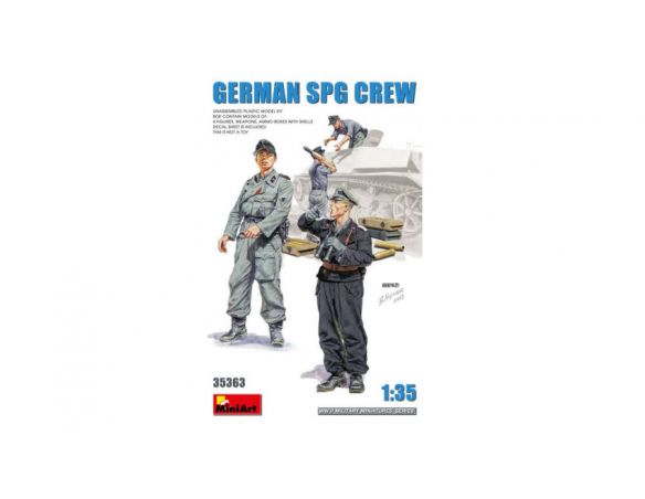 MINIART MIN35363 GERMAN SPG CREW KIT 1:35 Modellino