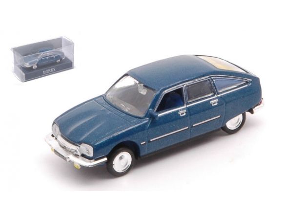 NOREV NV158220 CITROEN GS PALLAS 1977 GENTIANE BLUE METALLIC 1:87 Modellino