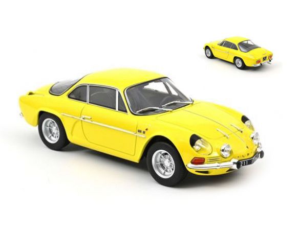 NOREV NV185305 ALPINE A110 1600S 1969 YELLOW 1:18 Modellino