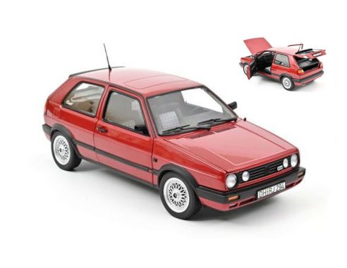 NOREV NV188555 VW GOLF GTI 1990 RED METALLIC 1:18 Modellino