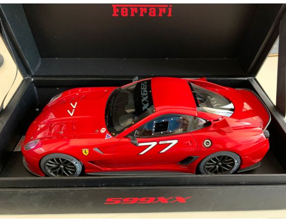 MR Models FE02RH Ferrari 599XX N.77 Race Limited Edition 1:18 Modellino ROVINATA