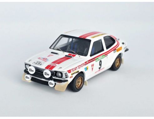 TROFEU TFRRAL110 TOYOTA COROLLA LEVIN N.9 3rd RALLY OF PORTUGAL 1975 ANDERSSON-HERTZ 1:43 Modellino