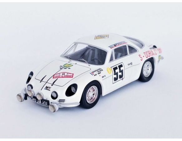 TROFEU TFRRFR30 ALPINE RENAULT A110 N.55 6th TOUR DE CORSE 1969 MANZAGOL-OLIVA 1:43 Modellino