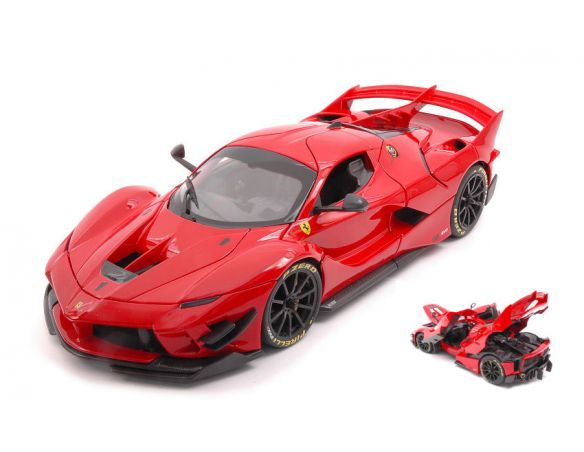 BBURAGO BU16012R FERRARI FXX EVO V12 2018 RED 1:18 Modellino