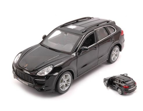 BBURAGO BU21056B PORSCHE CAYENNE TURBO BLACK 1:24 Modellino