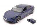 BBURAGO BU21098B PORSCHE TAYCAN TURBO S BLUE 1:24 Modellino