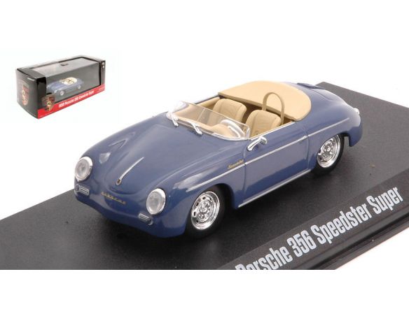 GREENLIGHT GREEN86598 PORSCHE 356 SPEEDSTER SUPER BLUE 1:43 Modellino