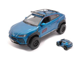 MAISTO MI32533B LAMBORGHINI URUS N.66 TUNING METALLIC BLUE 1:24 Modellino