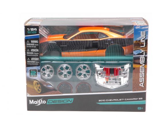 MAISTO MI39361 CHEVROLET CAMARO SS 2010 ORANGE KIT 1:24 Modellino