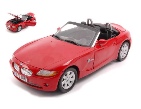 MOTORMAX MTM73144R BMW Z4 SPIDER 2002 RED 1:18 Modellino