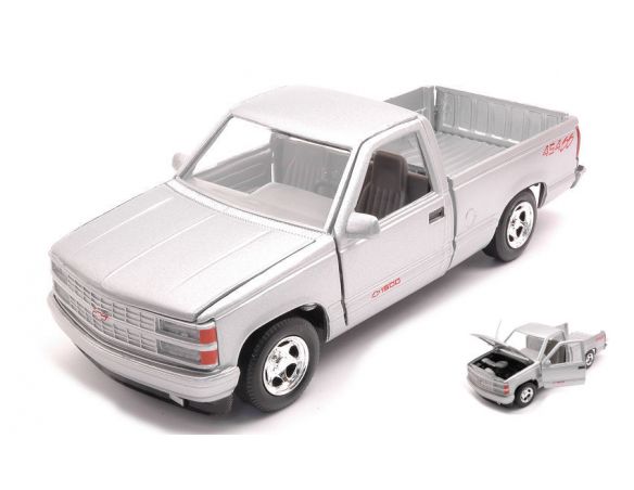 MOTORMAX MTM73203S CHEVROLET 454 SS 1992 SILVER 1:24 Modellino
