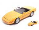 MOTORMAX MTM73298Y CHEVROLET CORVETTE 1986 YELLOW 1:24 Modellino