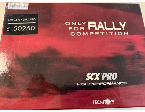 SCX Pro 50250 Citroen Xsara Pro Only Rally for Competition Scatola Rovinata
