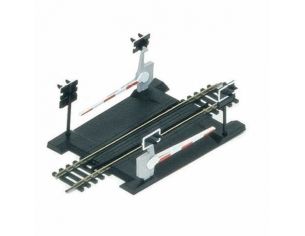 Hornby R645 Passaggio a Livello Binario Singolo Modellismo SCATOLA ROVINATA