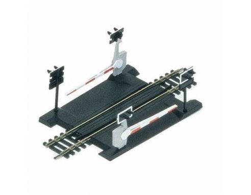 Hornby R645 Passaggio a Livello Binario Singolo Modellismo SCATOLA ROVINATA
