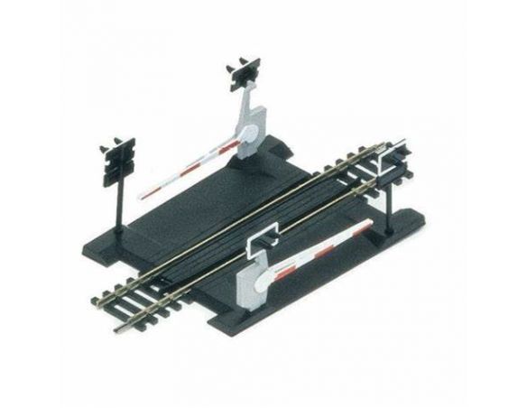 Hornby R645 Passaggio a Livello Binario Singolo Modellismo SCATOLA ROVINATA