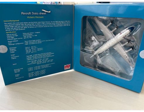 Hobby Master Hl 3005 Vickers Viscount 700 Sas Airlines Modellino 1:200 SCATOLA ROVINATA