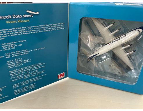 Hobby Master HL3007 Vickers Viscount 800 British Caledonian Modellino SCATOLA ROVINATA