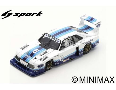 SPARK MODEL S2630 FORD MUSTANG ZAKSPEED N.6 SEARS POINT 1982 RICK MEARS 1:43 Modellino