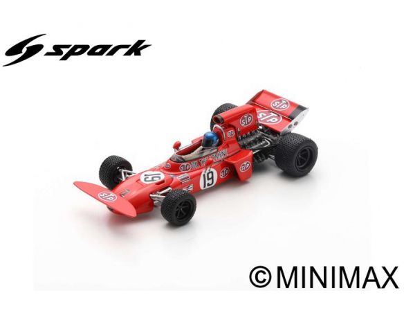 SPARK MODEL S7262 MARCH 711 MIKE BEUTTLER 1971 N.19 CANADIAN GP 1:43 Modellino