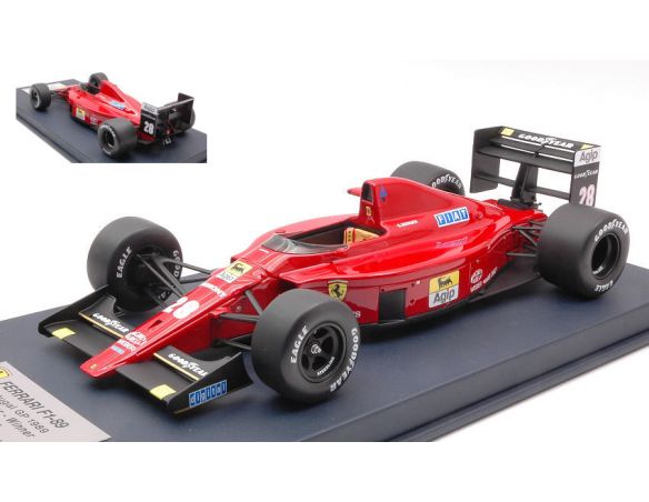 LOOKSMART LSF1H10B FERRARI F1 640 N.28 WINNER PORTUGAL GP 1989 G.BERGER 1:18 Modellino