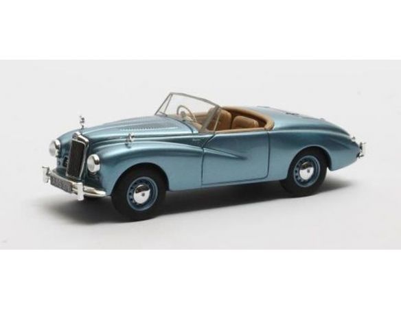 MATRIX SCALE MODELS MX41807-021 SUNBEAM ALPINE OPEN 1953-1955 MET.BLUE 1:43 Modellino