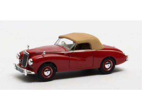 MATRIX SCALE MODELS MX41807-022 SUNBEAM ALPINE CLOSED 1953-1955 RED 1:43 Modellino