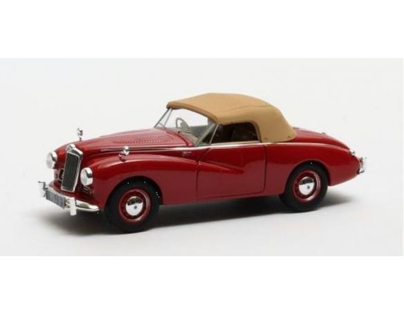 MATRIX SCALE MODELS MX41807-022 SUNBEAM ALPINE CLOSED 1953-1955 RED 1:43 Modellino