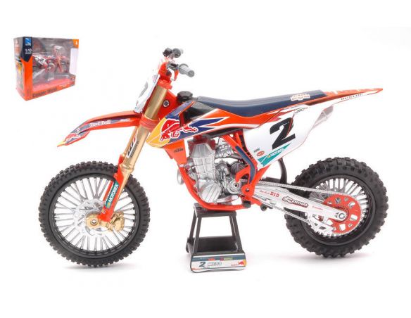 NEW RAY NY58213 KTM RED BULL RACING TEAM N.2 COOPER WEBB 1:10 Modellino