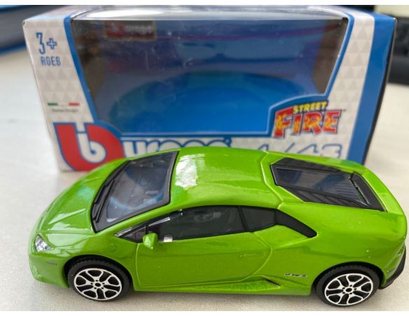 Bburago BU11542 Lamborghini Huracan Verde Street Fire 1:43 Modellino