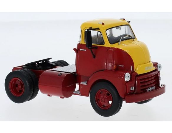 IXO MODEL TR081 GMC 950 COE 1954 RED/YELLOW 1:43 Modellino