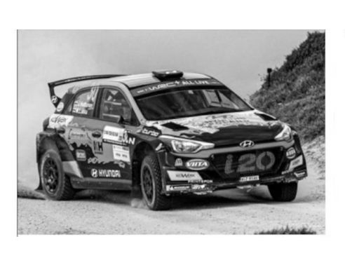 IXO MODEL RAM765 HYUNDAI i2 R5 N.30 WRC RALLY SARDEGNA 2020  HUTTUNEN-LUKKA 1:43 Modellino