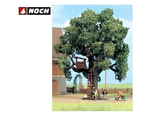 Noch 21768 Quercia 16 cm con Casa e Bambino 16 cm Modellino