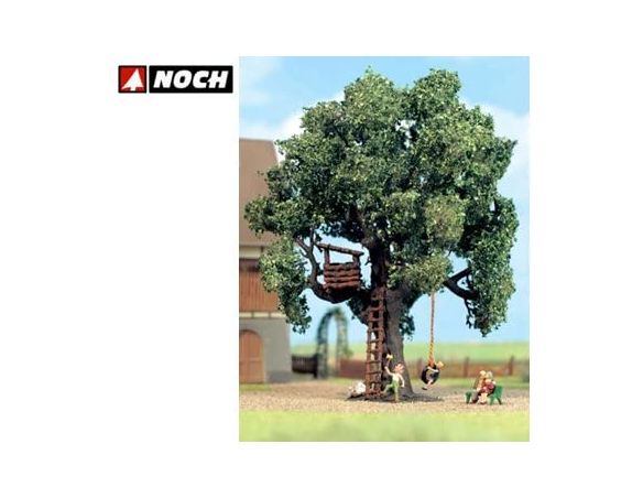 Noch 21768 Quercia 16 cm con Casa e Bambino 16 cm Modellino