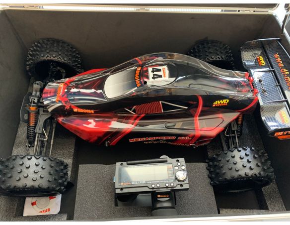 DF Models 3401 MegaSpeed XXL 4WD RC Buggy Pro Monster 1:6 Radiocomando