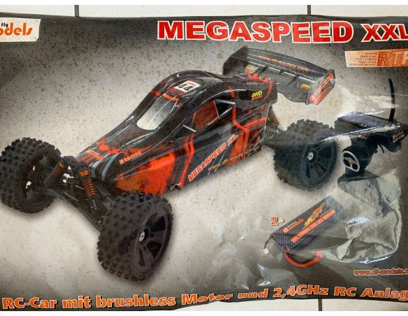 DF Models 3401 MegaSpeed XXL 4WD RC Buggy Pro Monster 1:6 Radiocomando DF Models 3401 MegaSpeed XXL 4WD RC Buggy Pro Monster 1:6 Radiocomando