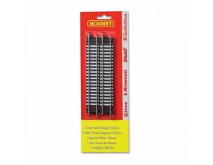 Hornby Ht8300 Blister 4 Binari Dritti 168 mm Modellino