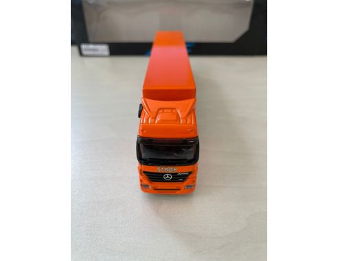 Herpa 451130 Mercedes Benz Actros Lh Tarp Curtain Semitrailer Strh Rum SCATOLA ROVINATA