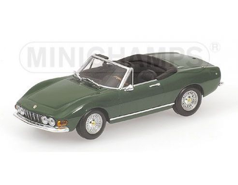 Minichamps PM433121432 FIAT DINO SPIDER 1972 GREEN 1:43 Modellino