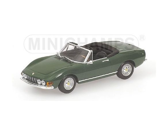 Minichamps PM433121432 FIAT DINO SPIDER 1972 GREEN 1:43 Modellino