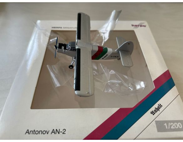 HERPA 553216 Associazione Anhalt per l'Aviazione Modellino SCATOLA ROVINATA