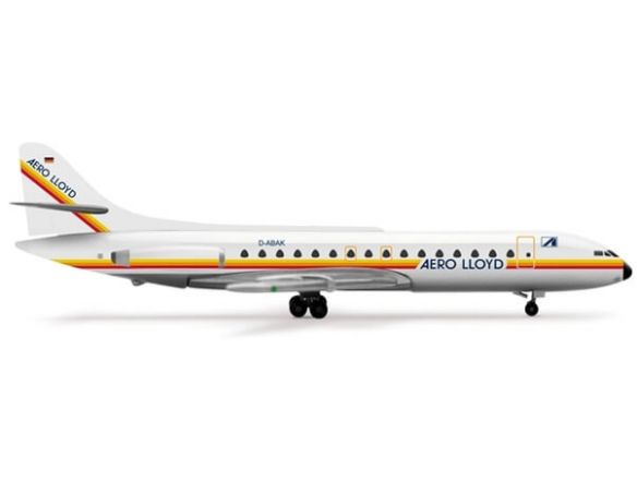 Herpa 515474 Caravelle Sud Aviation Herpa Modellino SCATOLA ROVINATA
