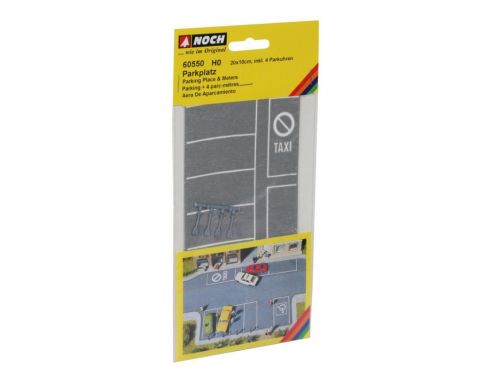 Noch 60550 Pavimentazione Parcheggio HO 20x10 cm SCATOLA ROVINATA